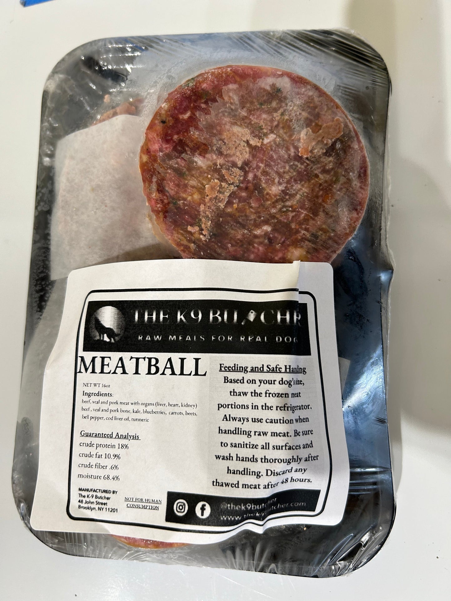 1 lb Meatball Patties