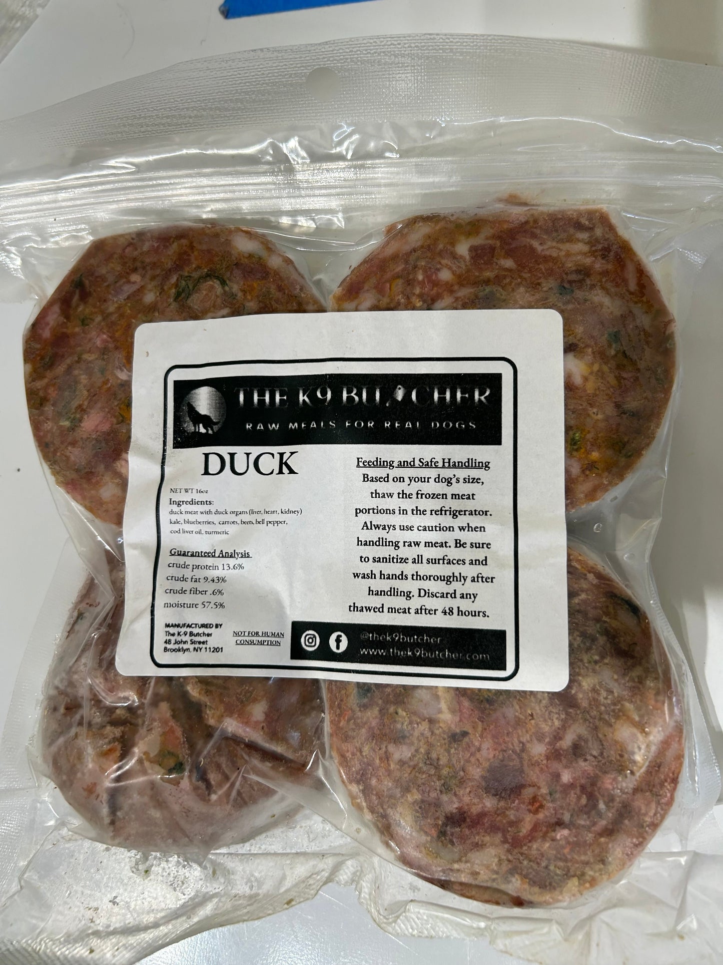 1 lb Duck Patties