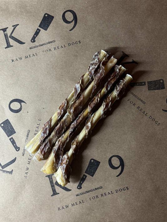 Jerky Wrapped Bully Stick